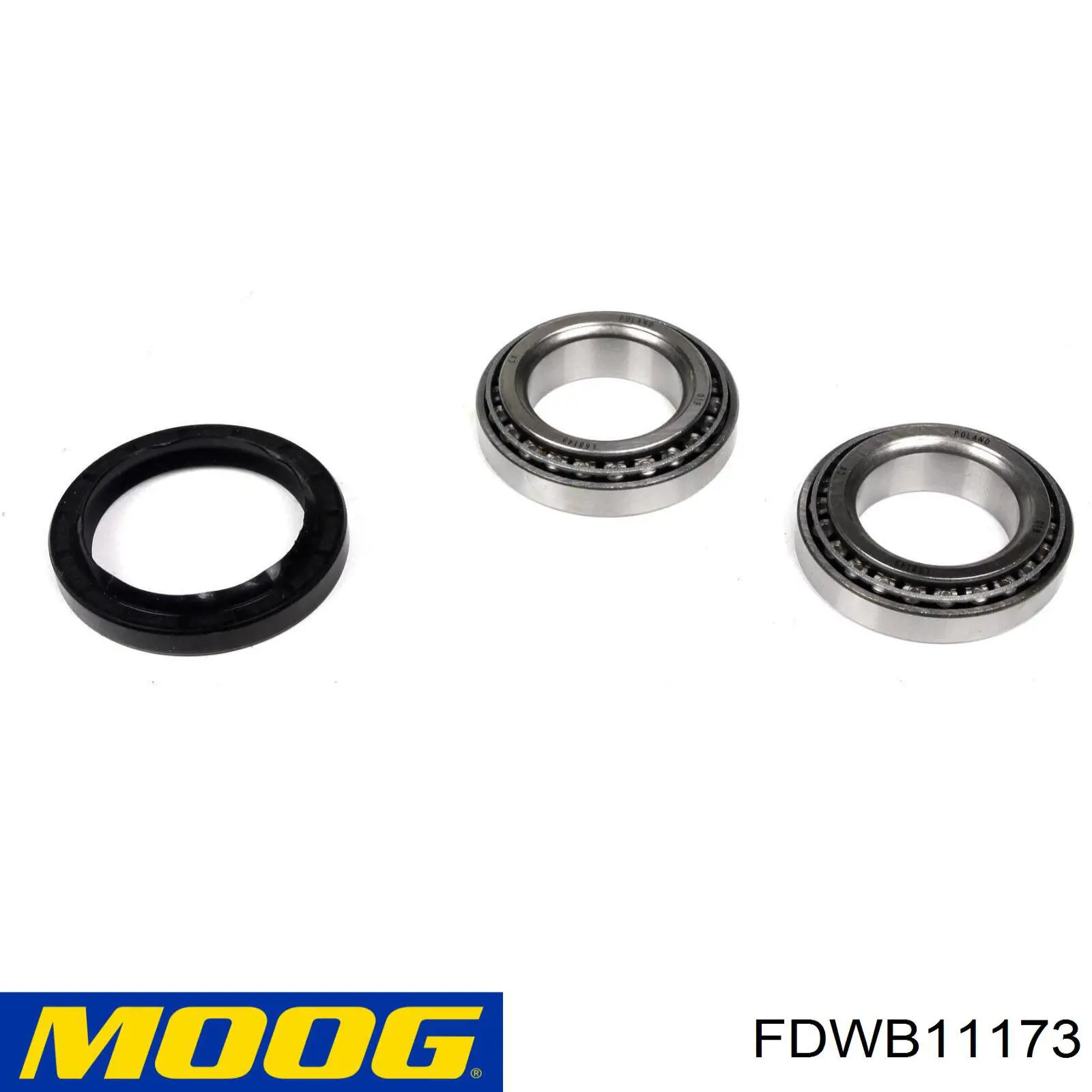 Комплект підшипник маточини передньої Moog FDWB11173 ціна, від 15.33 USD