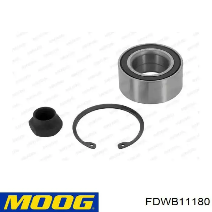 Комплект підшипник маточини передньої Moog FDWB11180 ціна, від 11.65 USD