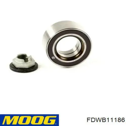 Комплект підшипник маточини передньої Moog FDWB11186 ціна, від 20.32 USD