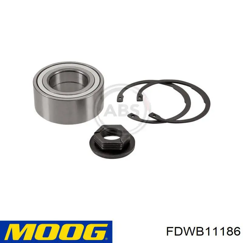 Купити FDWB11186 Moog Підшипник ступиці передньої