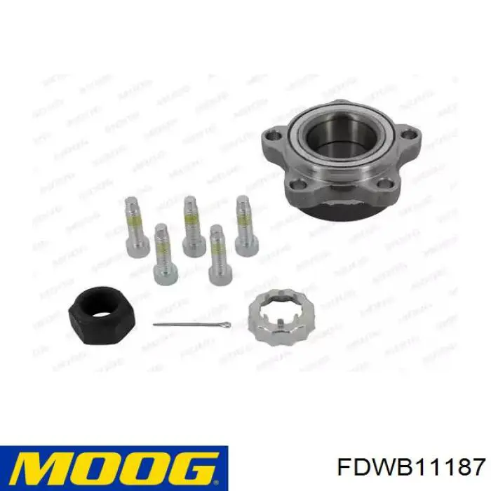 Купити FDWB11187 Moog Підшипник ступиці передньої