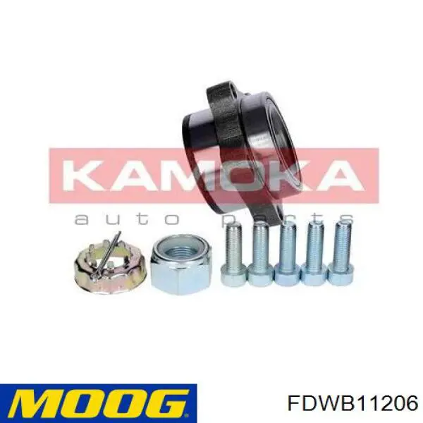 Комплект підшипник маточини передньої Moog FDWB11206 ціна, від 38.61 USD