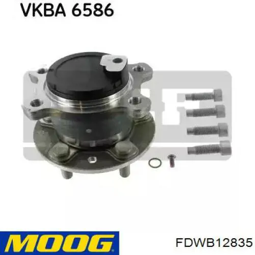 Купити FDWB12835 Moog Підшипник ступиці колеса