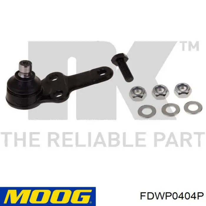 Важіль передній лівий Moog FDWP0404P ціна, від 47.58 USD