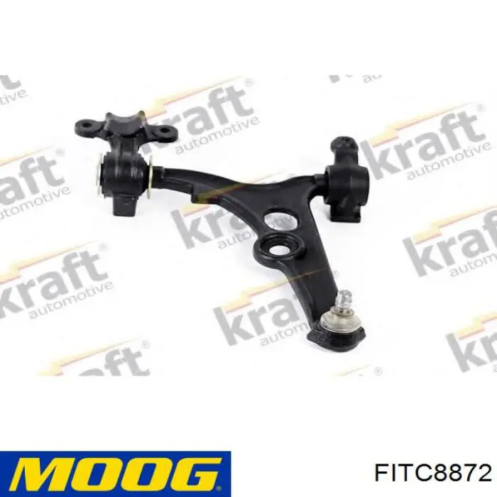 Важіль передньої підвіски нижній, правий Moog FITC8872 ціна, від 54.37 USD