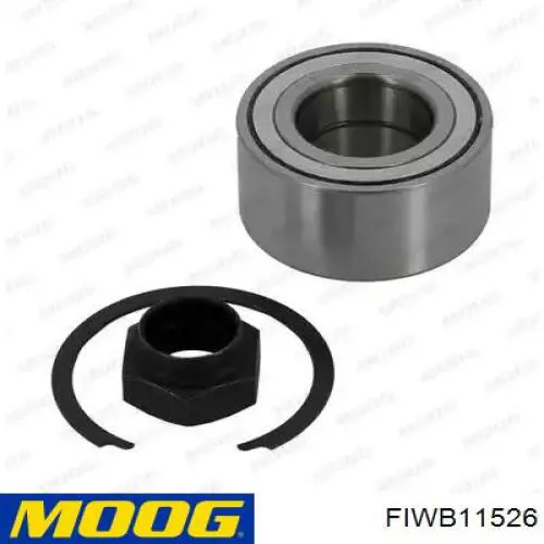 Комплект підшипник маточини передньої Moog FIWB11526 ціна, від 17.88 USD