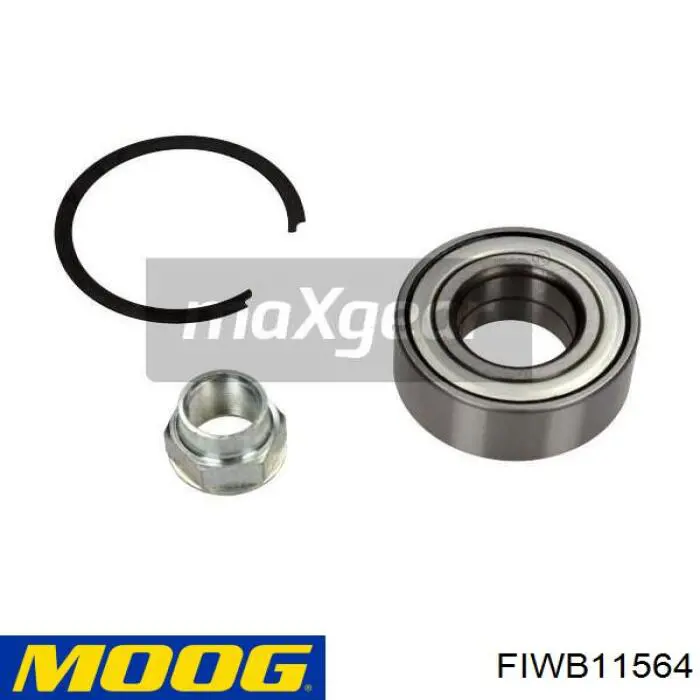 Комплект підшипник маточини передньої Moog FIWB11564 ціна, від 16.93 USD
