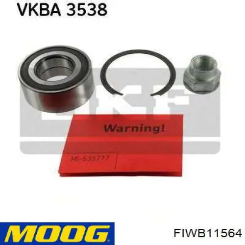 Купити FIWB11564 Moog Підшипник ступиці передньої