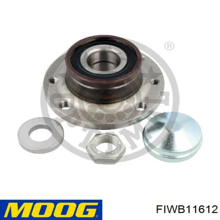 Маточини задніх коліс Moog FIWB11612 ціна, від 30.83 USD