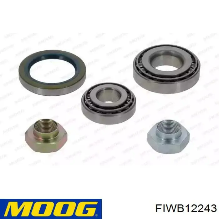 Купити FIWB12243 Moog Підшипник ступиці передньої