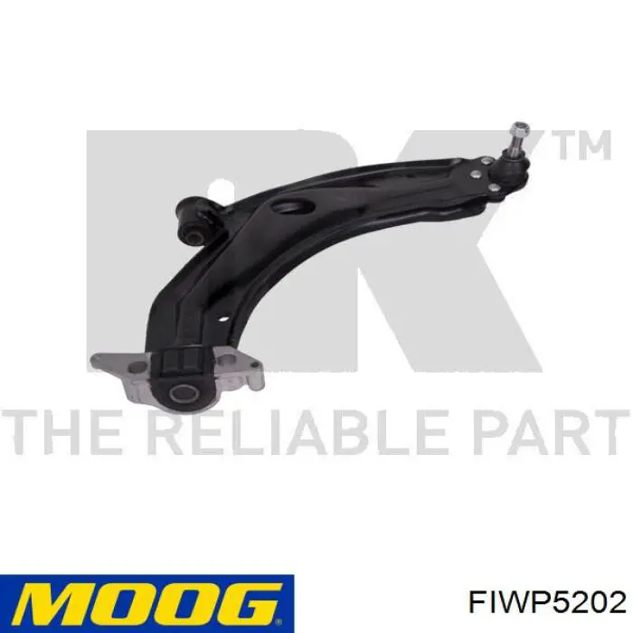 Важіль передньої підвіски нижній, правий Moog FIWP5202 ціна, від 25.27 USD