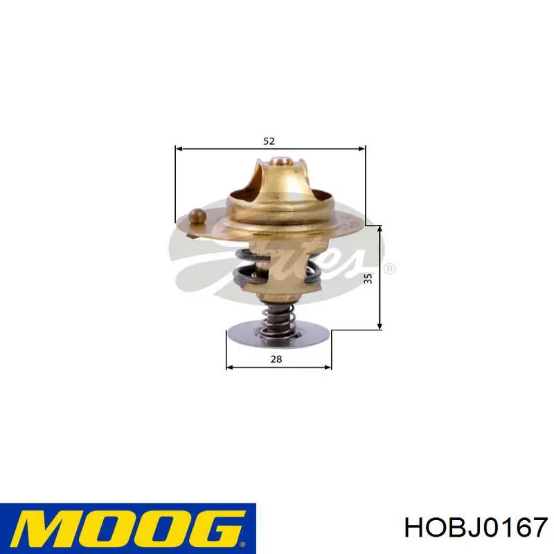Кульова опора, нижня HOBJ0167 Moog