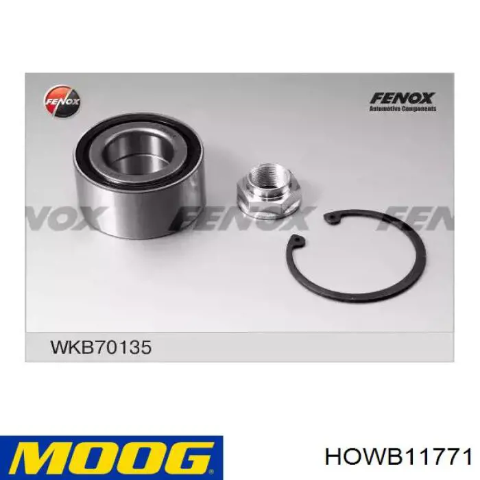 Підшипник задньої ступиці HOWB11771 Moog