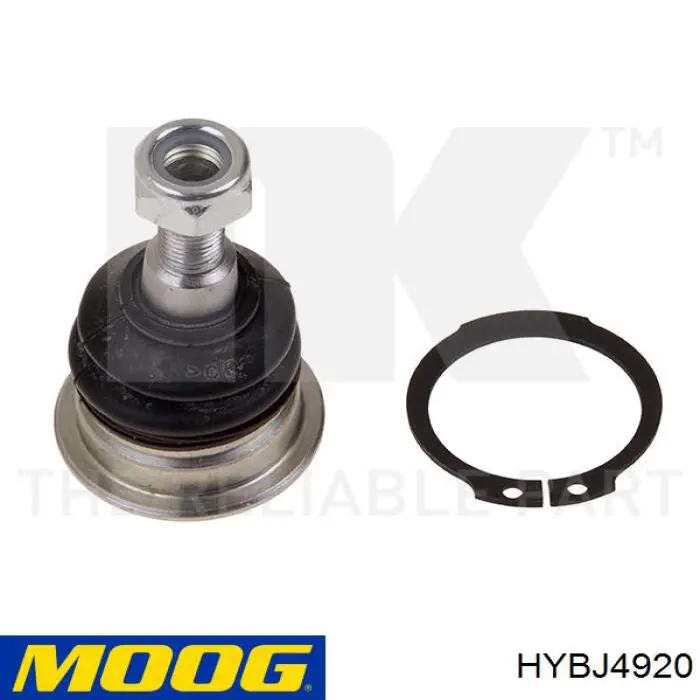 Кульова опора, верхня Moog HYBJ4920 ціна, від 11.17 USD