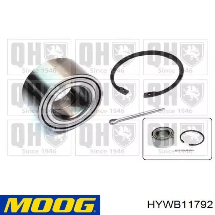 Підшипник ступиці HYWB11792 Moog