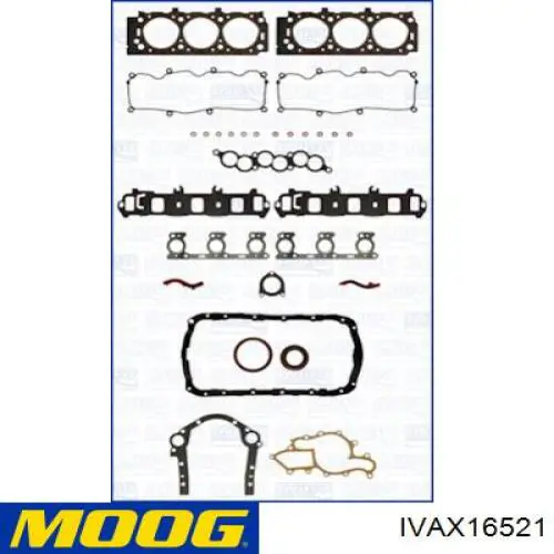 Тяга рульова поперечна Moog IVAX16521 ціна, від 22.67 USD