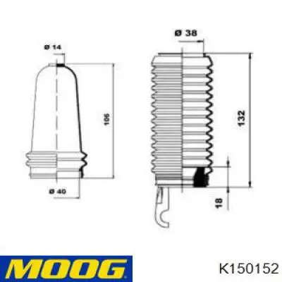 Пильник рульового механізму/рейки, правий Sasic 0664484 ціна, від 8.96 USD