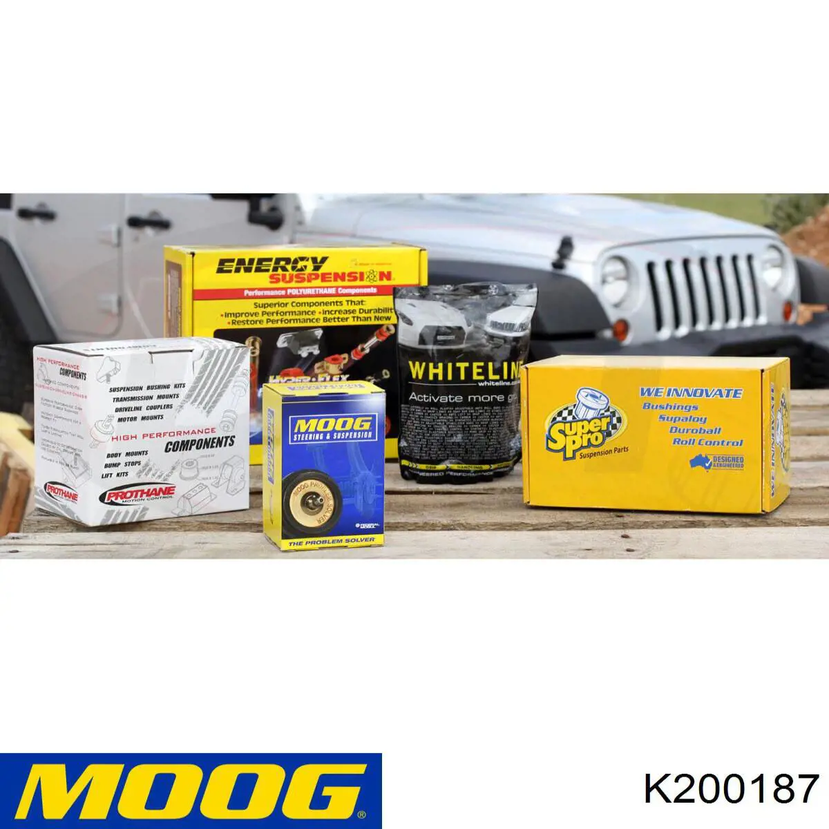 Купити K200187 Moog Сайлентблок (подушка) редуктора переднього моста, передній