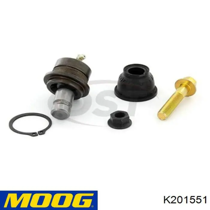 Сайлентблок заднього поперечного важеля, внутрішній K201551 Moog