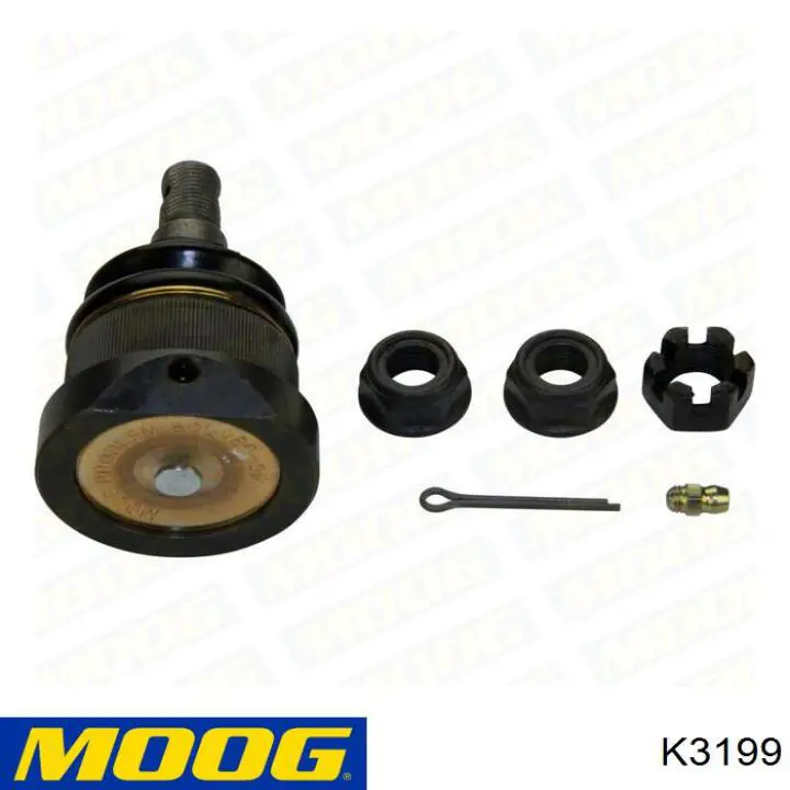 Кульова опора, нижня Moog K3199 ціна, від 15.76 USD