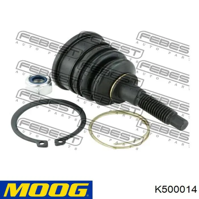Кульова опора, верхня Moog K500014 ціна, від 10.53 USD