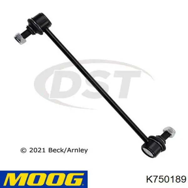 Купити K750189 Moog Лінк стабілізатора, переднього, лівий