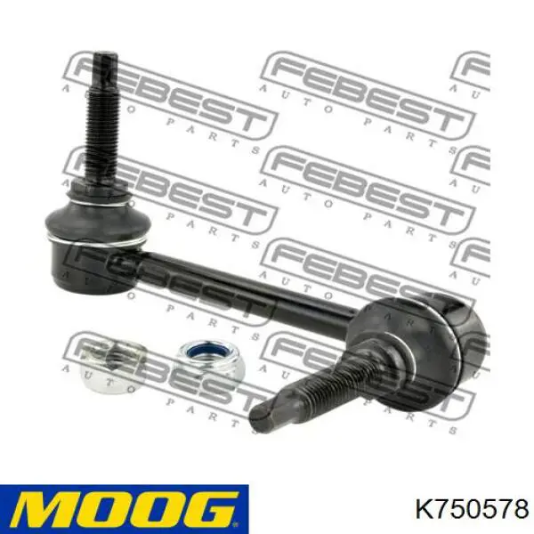 Стійка стабілізатора переднього, ліва K750578 Moog