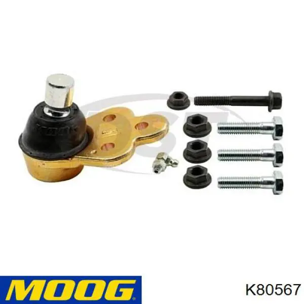 Важіль передньої підвіски нижній, правий Moog K80567 ціна, від 68.41 USD
