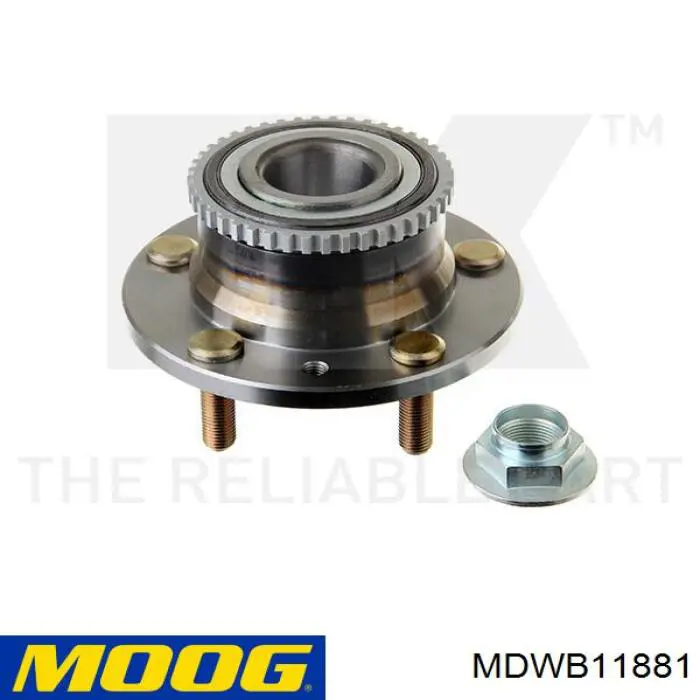 Маточини задніх коліс Moog MDWB11881 ціна, від 44.19 USD