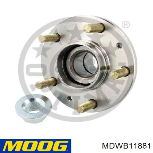 Купити MDWB11881 Moog Підшипник ступиці колеса