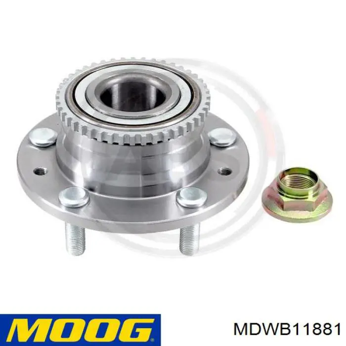 Задня маточина MDWB11881 Moog