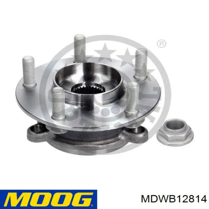 Маточина колеса передня Moog MDWB12814 ціна, від 50.47 USD