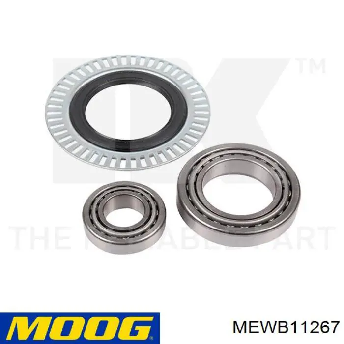 Комплект підшипник маточини передньої Moog MEWB11267 ціна, від 25.28 USD