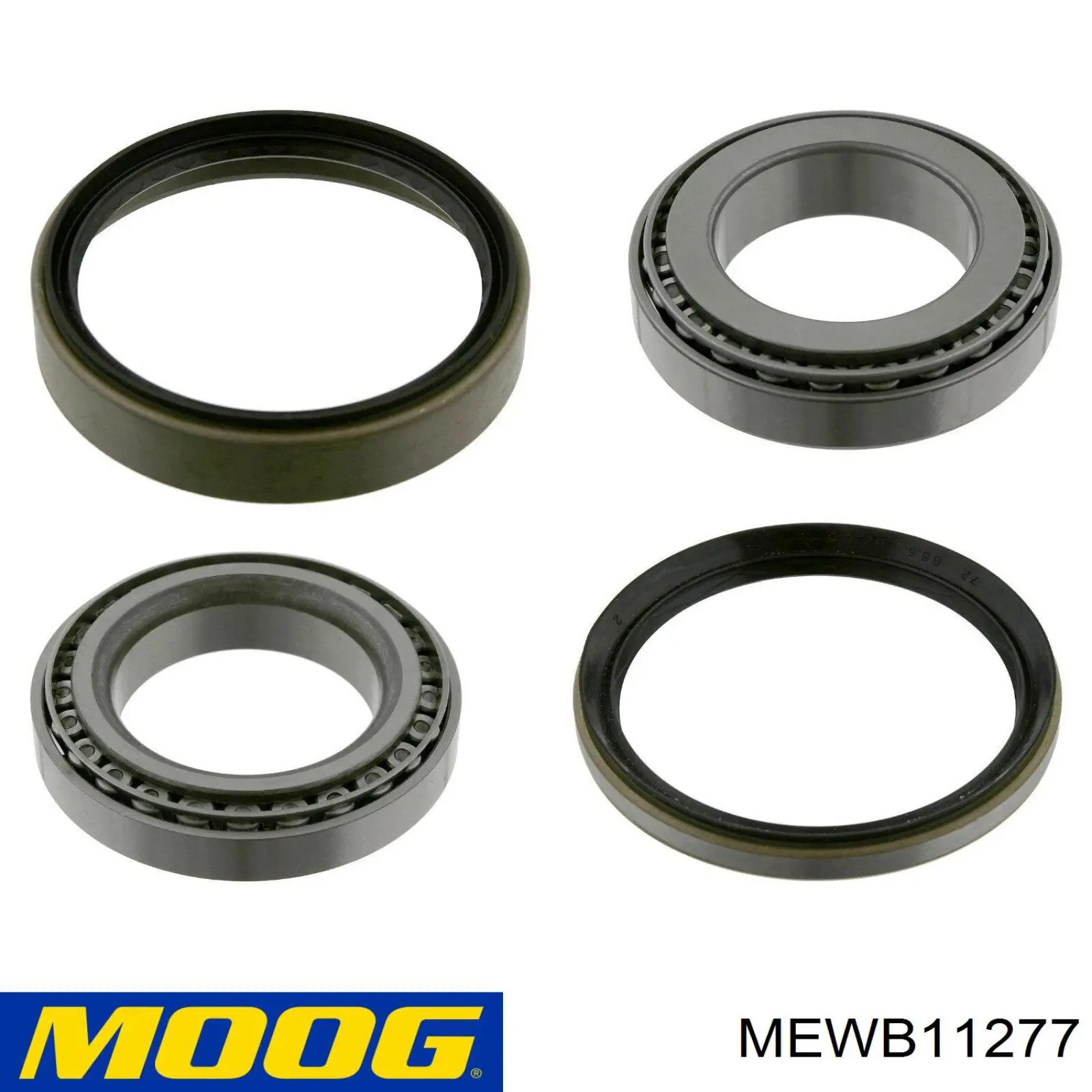 Купити MEWB11277 Moog Підшипник ступиці передньої
