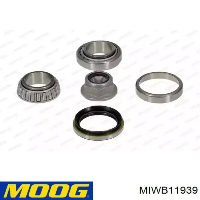 Купити MIWB11939 Moog Підшипник задньої ступиці