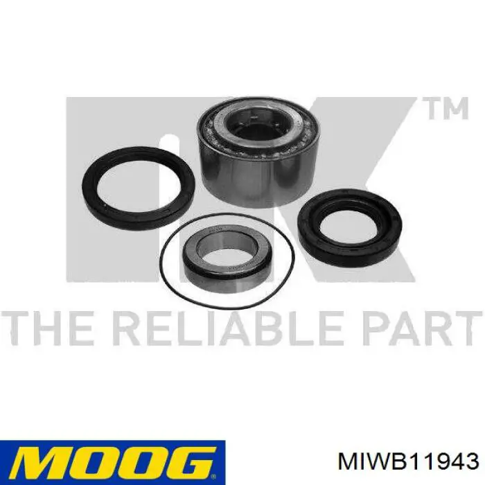 Купити MIWB11943 Moog Підшипник задньої ступиці