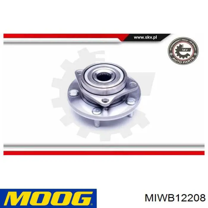 Купити MIWB12208 Moog Підшипник ступиці передньої