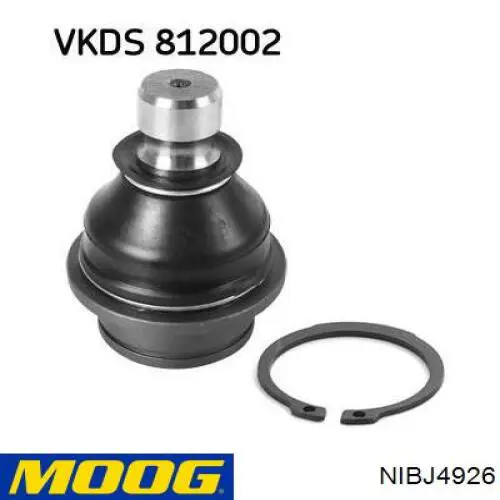 Кульова опора, нижня Moog NIBJ4926 ціна, від 14.47 USD