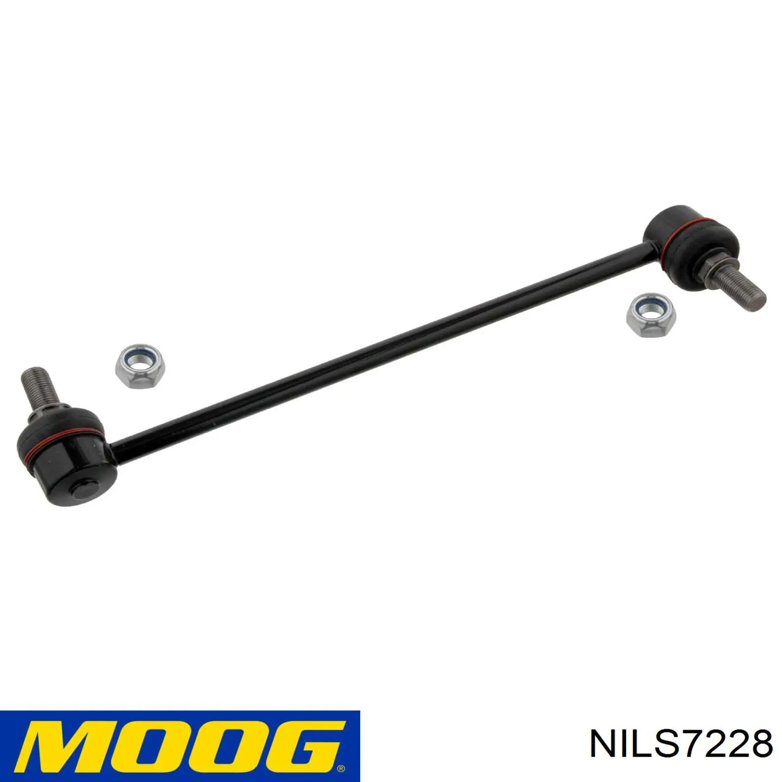 Стійка стабілізатора, переднього, права Moog NILS7228 ціна, від 12.67 USD
