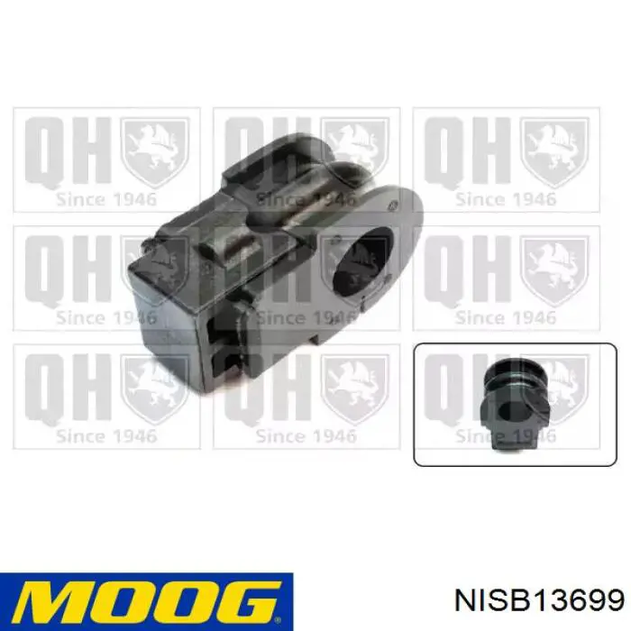 NISB13699 Moog Втулка стабілізатора переднього