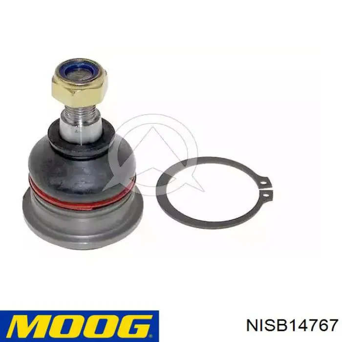 Подушка стабілізатора Moog NISB14767 ціна, від 4.26 USD