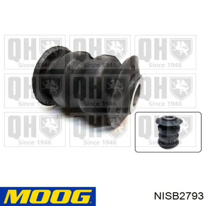 Купити NISB2793 Moog Сайлентблок передньої підвіски