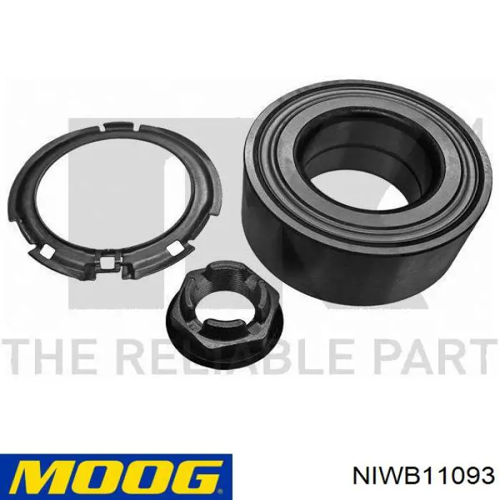 Купити NIWB11093 Moog Підшипник ступиці передньої