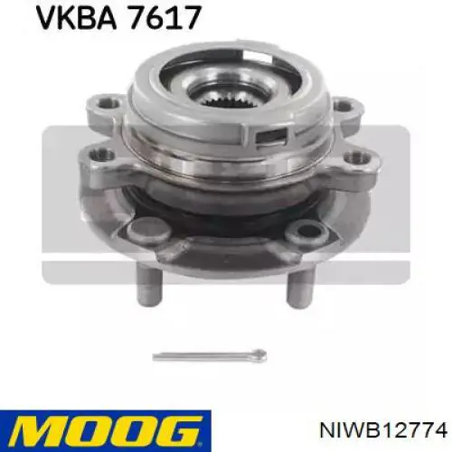 Передня маточина NIWB12774 Moog