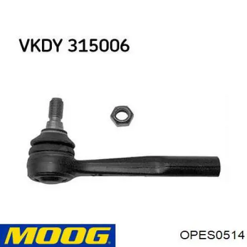 Наконечник рульовий Moog OPES0514 ціна, від 9.32 USD