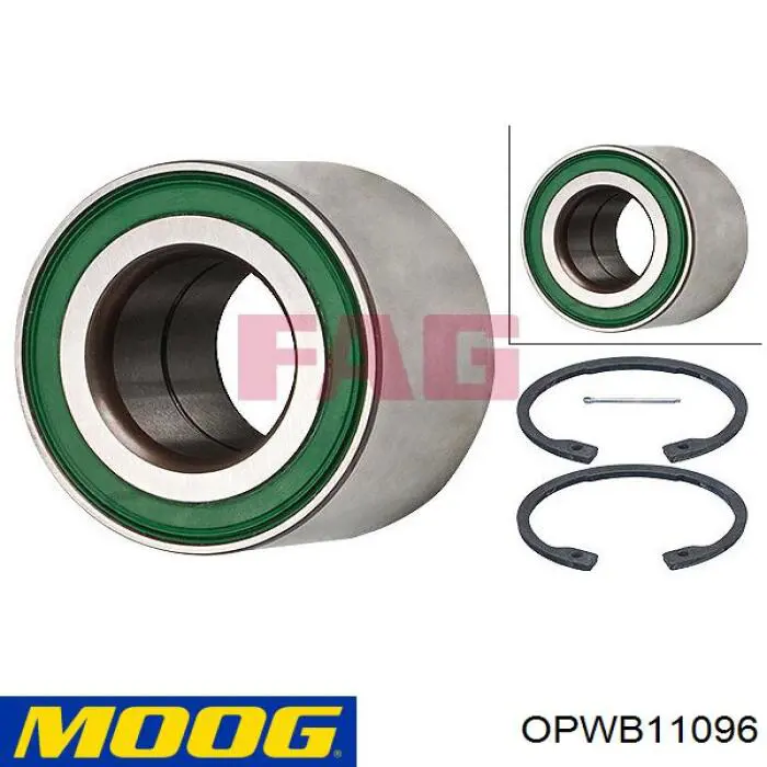 Купити OPWB11096 Moog Підшипник ступиці передньої