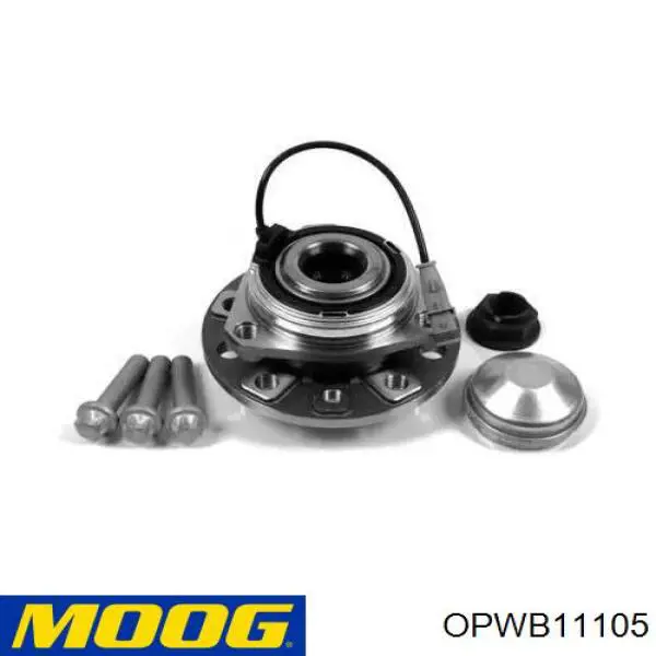 Маточина колеса передня Moog OPWB11105 ціна, від 81.34 USD
