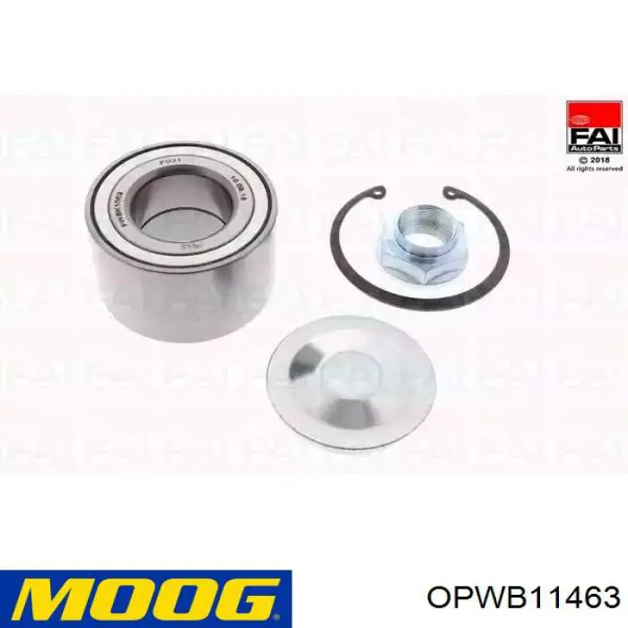 Купити OPWB11463 Moog Підшипник ступиці передньої