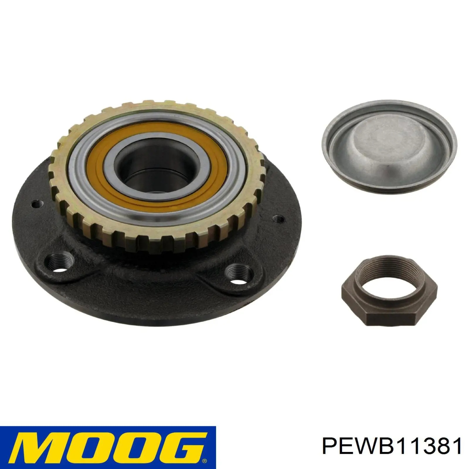 Маточини задніх коліс Moog PEWB11381 ціна, від 34.73 USD