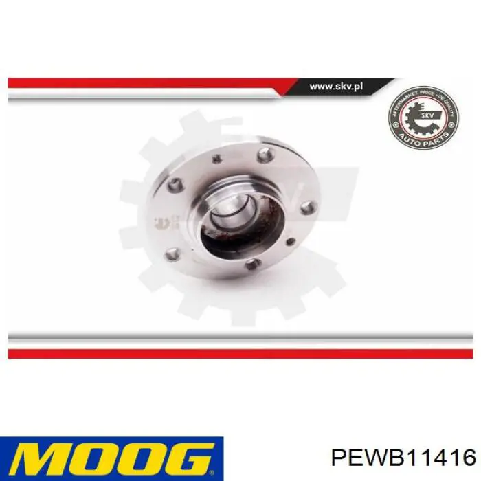 Маточини задніх коліс Moog PEWB11416 ціна, від 43.17 USD